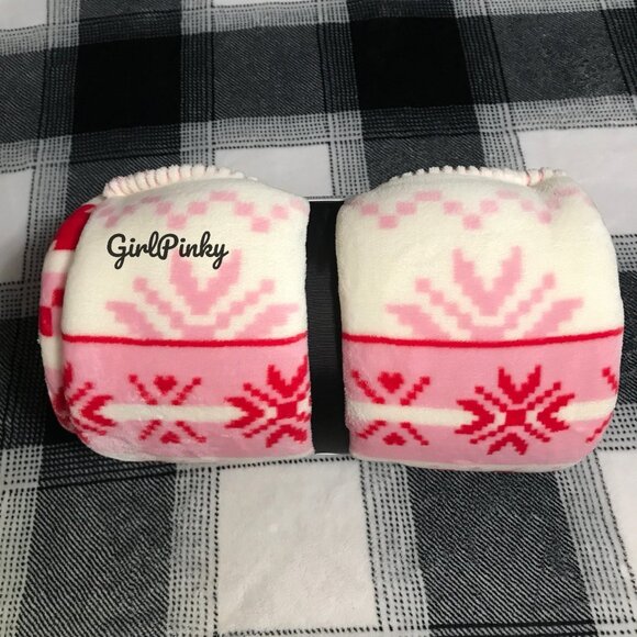 VS PINK BLACK FRIDAY 2025 PLUSH BLANKET NEW WITH TAGS IN FAIR ISLE - Picture 5 of 9